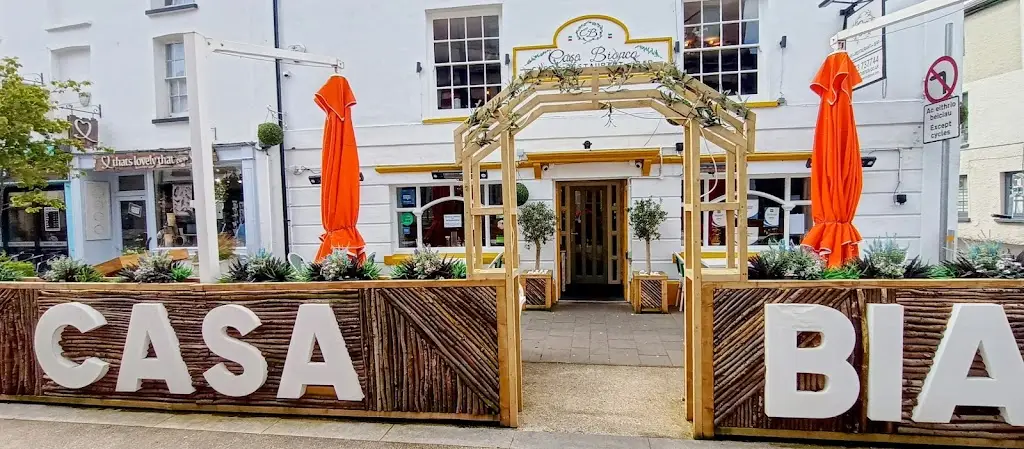 Casa Bianca restaurant in Abergavenny