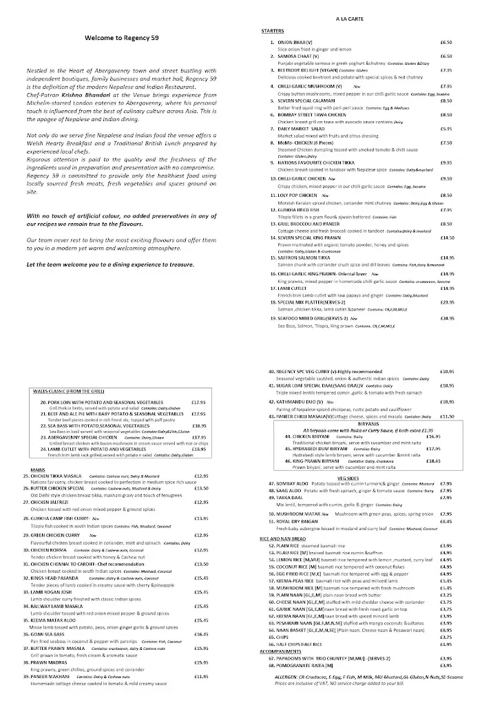 Menu_Regency 59_Abergavenny_image_2
