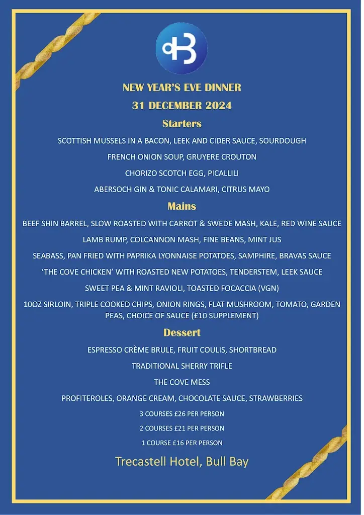 Menu_The Trecastell_Amlwch_image_1