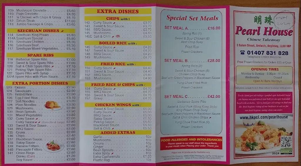 Menu_Pearl House_Amlwch_image_1