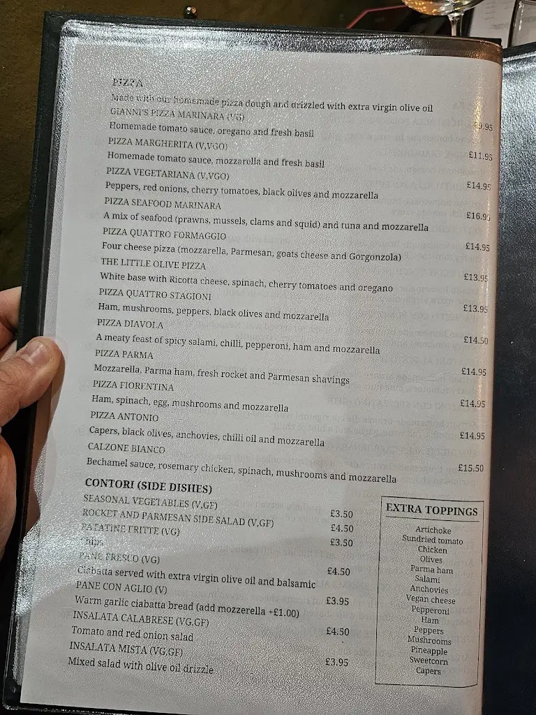 Menu_The Little Olive_Barry_image_4