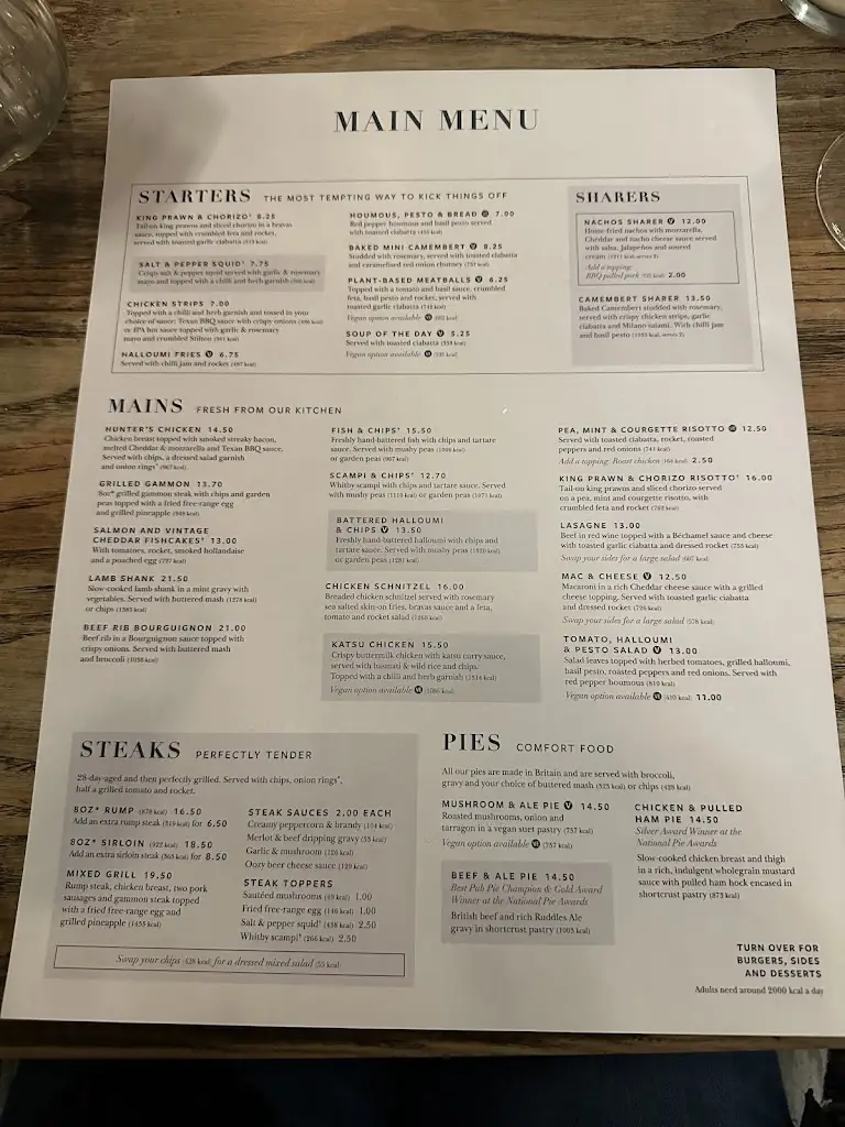 Menu_The Rising Sun_Bishops Cleeve_image_1