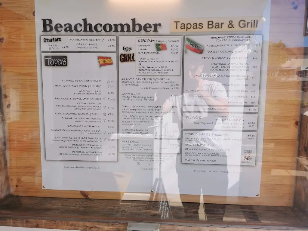 Menu_Beachcomber Bar & Grill_Benllech_image_3