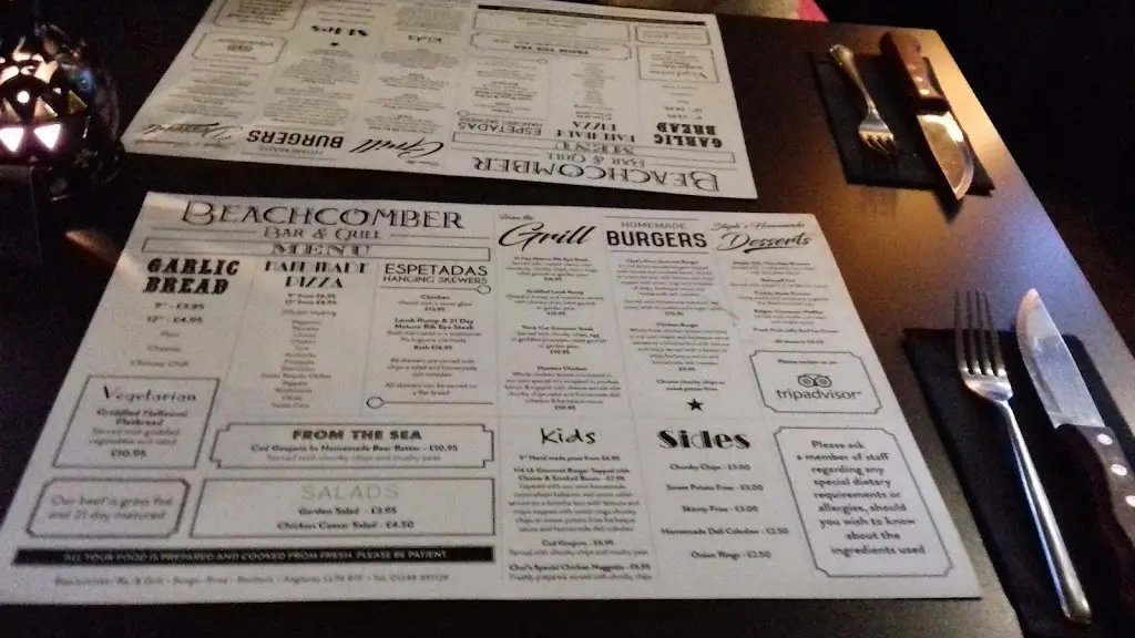 Menu_Beachcomber Bar & Grill_Benllech_image_4