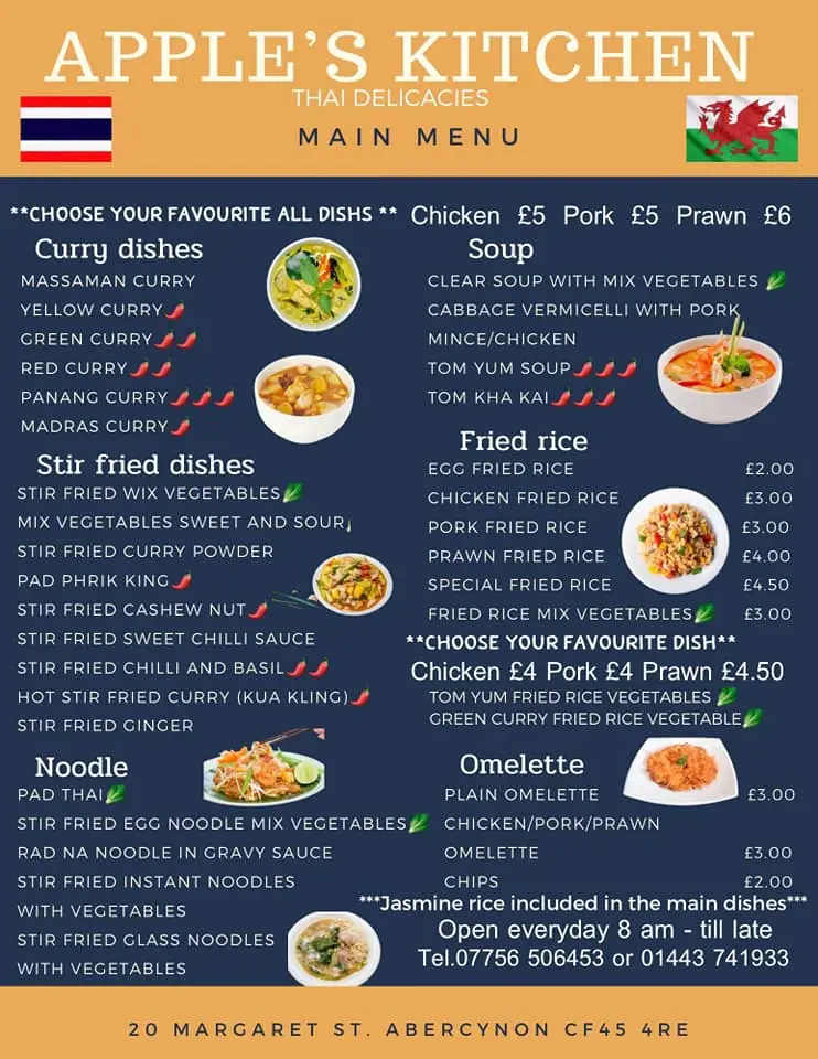 Menu_Apple's Kitchen_Abercynon_image_3