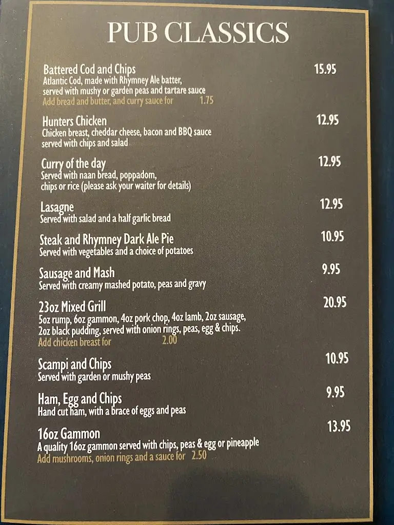 Menu_The Railway Inn_Abercynon_image_1