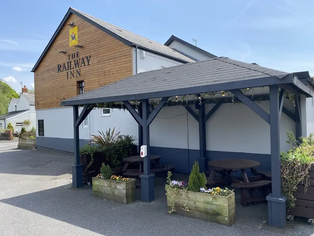 The Railway Inn restaurant in Abercynon