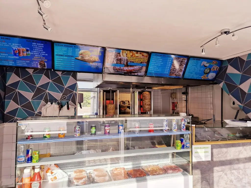 The souvlaki grill&pizza restaurant in Abercynon