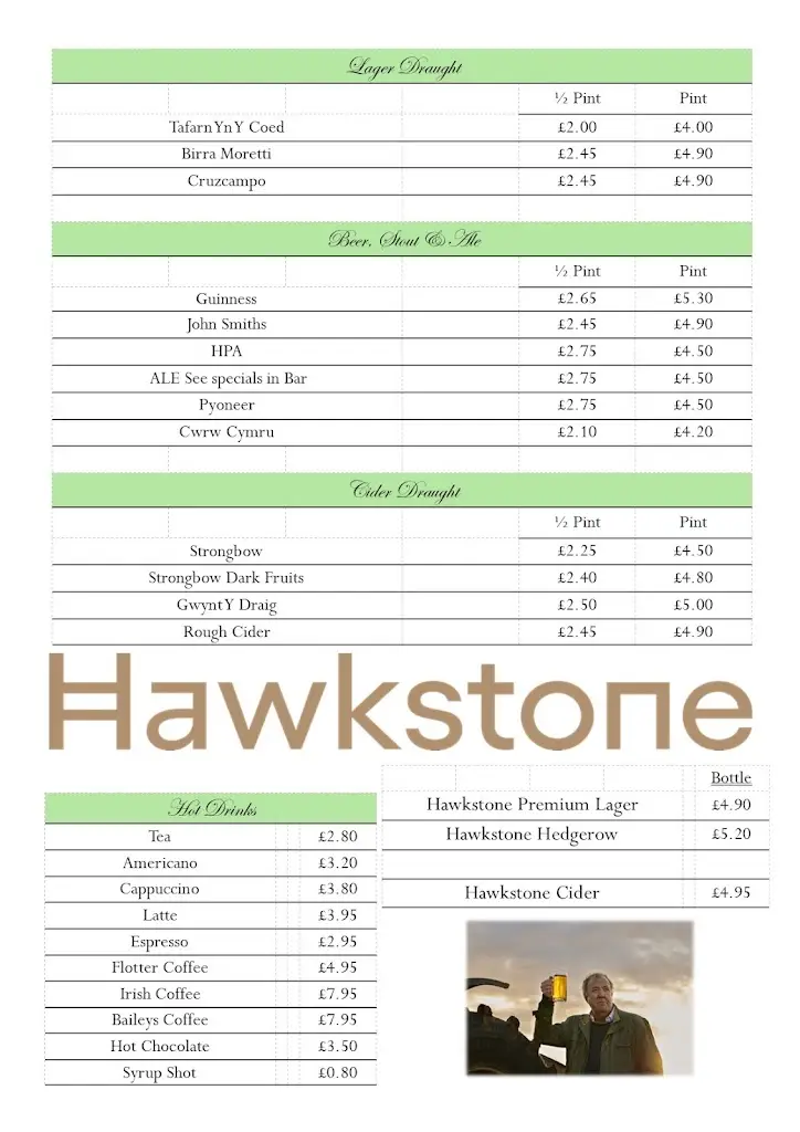 Menu_The Brynffynon_Abercynon_image_1