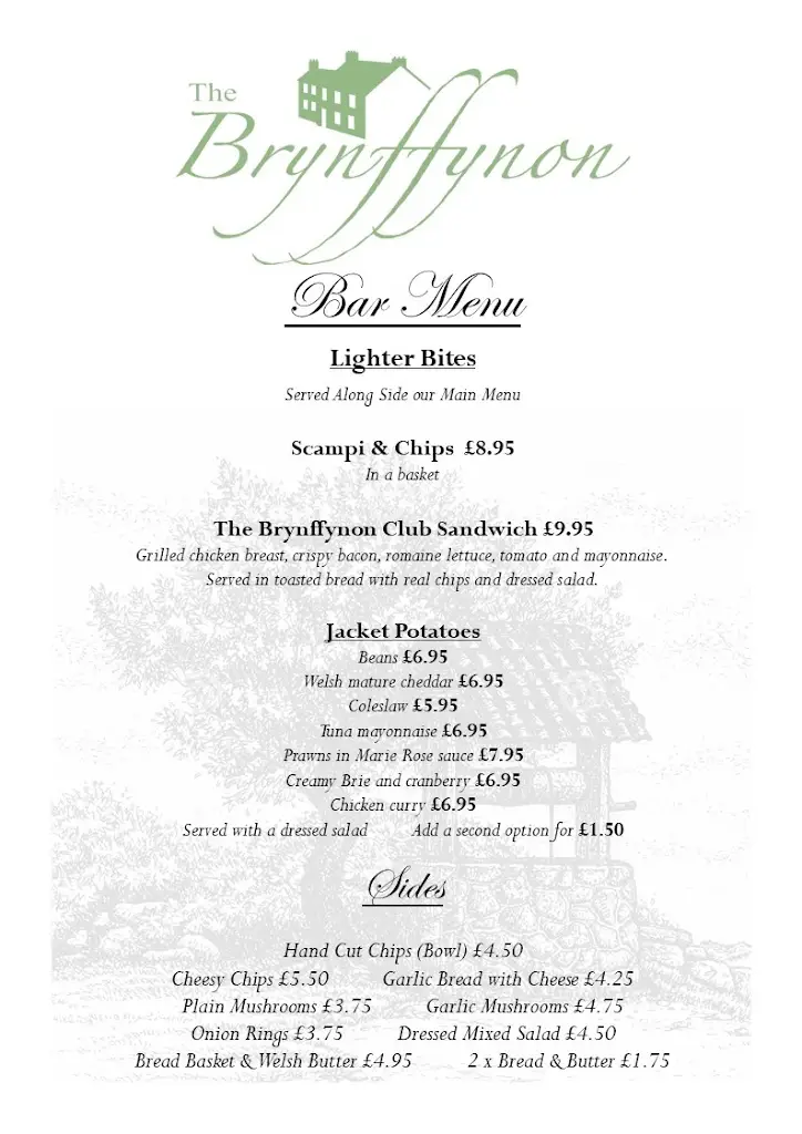 Menu_The Brynffynon_Abercynon_image_2