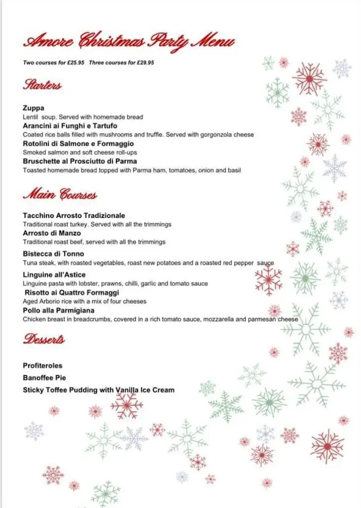 Menu_Amore Italian Restaurant_Abercynon_image_1