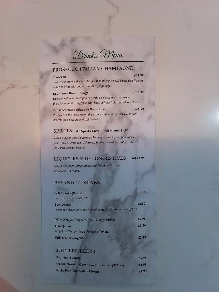 Menu_Amore Italian Restaurant_Abercynon_image_3