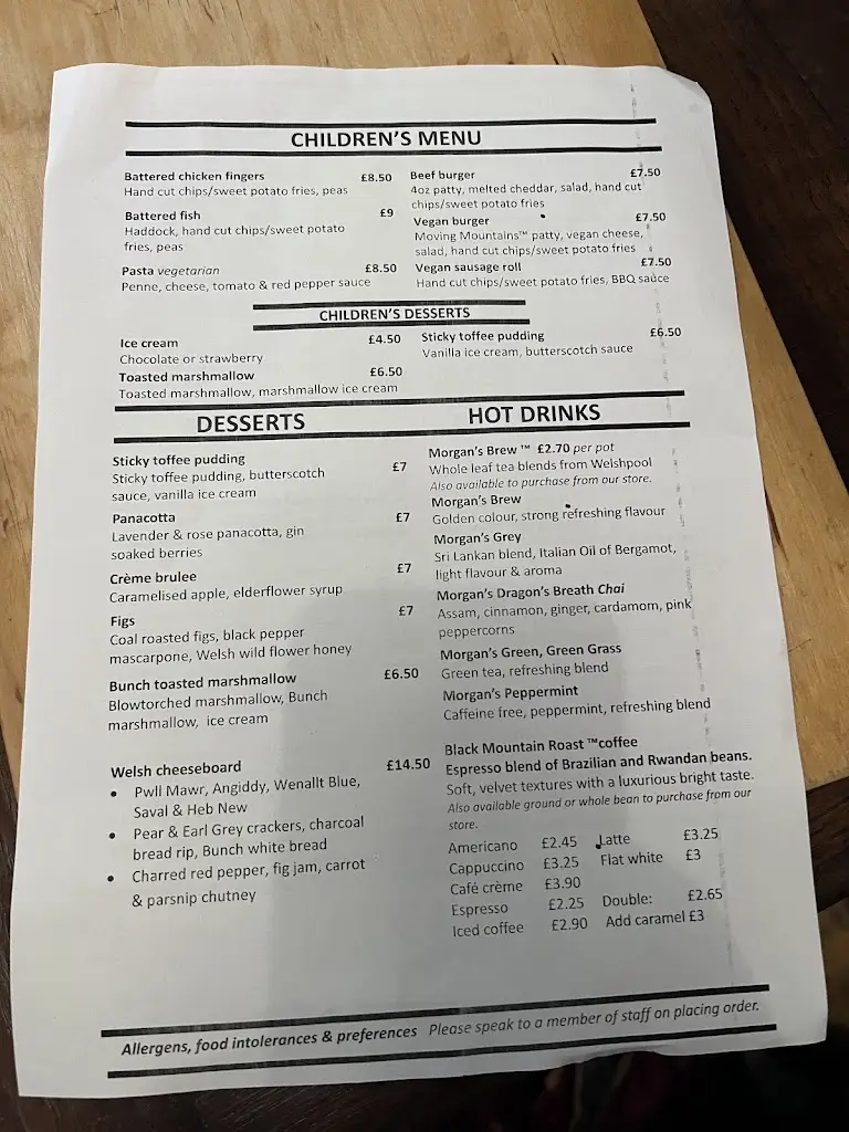 Menu_Bunch Of Grapes, Pontypridd_Abercynon_image_2