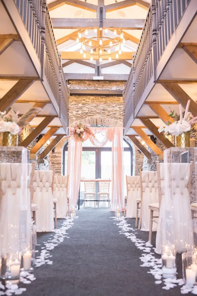 Llechwen Hall Hotel restaurant in Abercynon