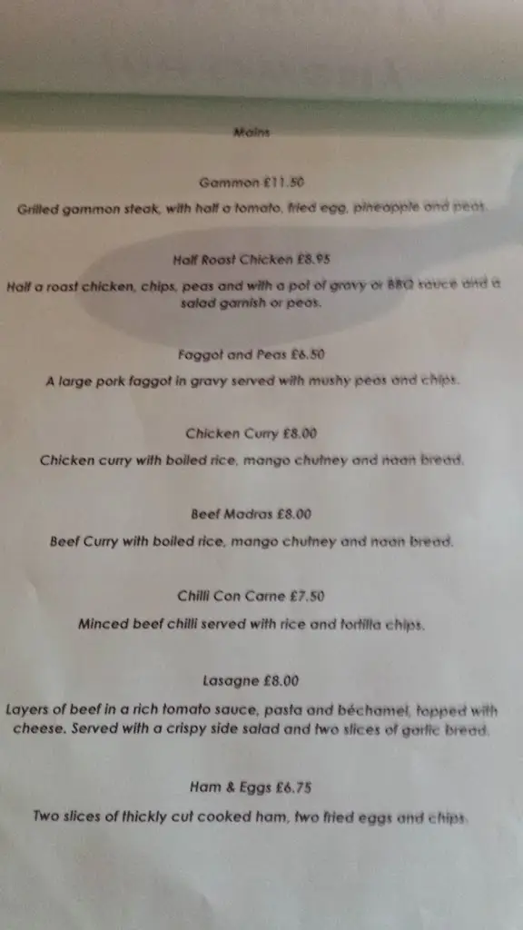 Menu_The Gwesty_Blaenau Gwent_image_2
