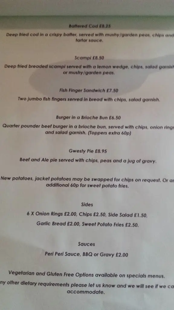 Menu_The Gwesty_Blaenau Gwent_image_3