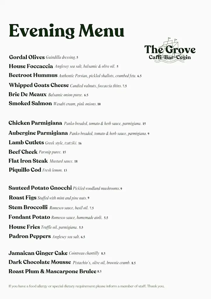 Menu_The Grove_Beaumaris_image_3