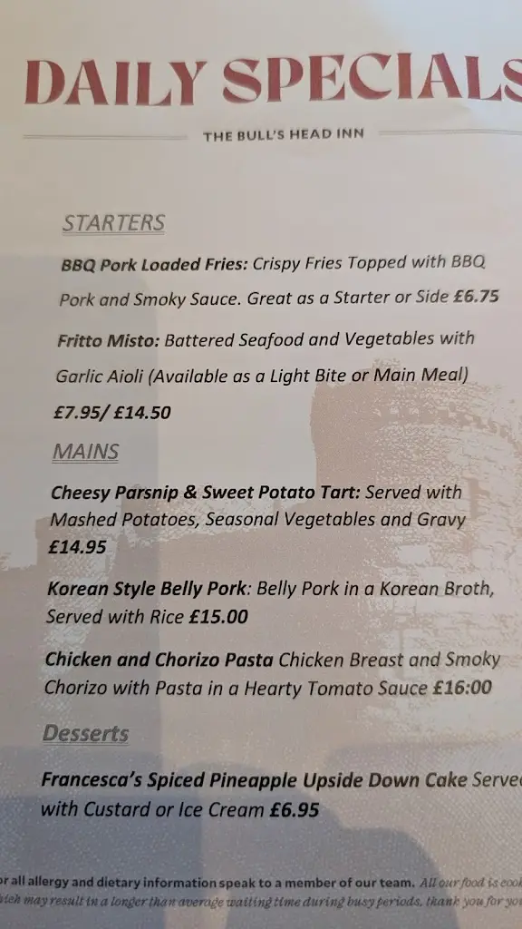 Menu_Coach at The Bull Beaumaris_Beaumaris_image_2