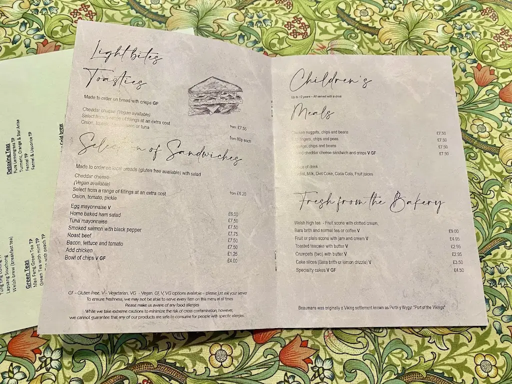 Menu_Beau's Tea Rooms_Beaumaris_image_2