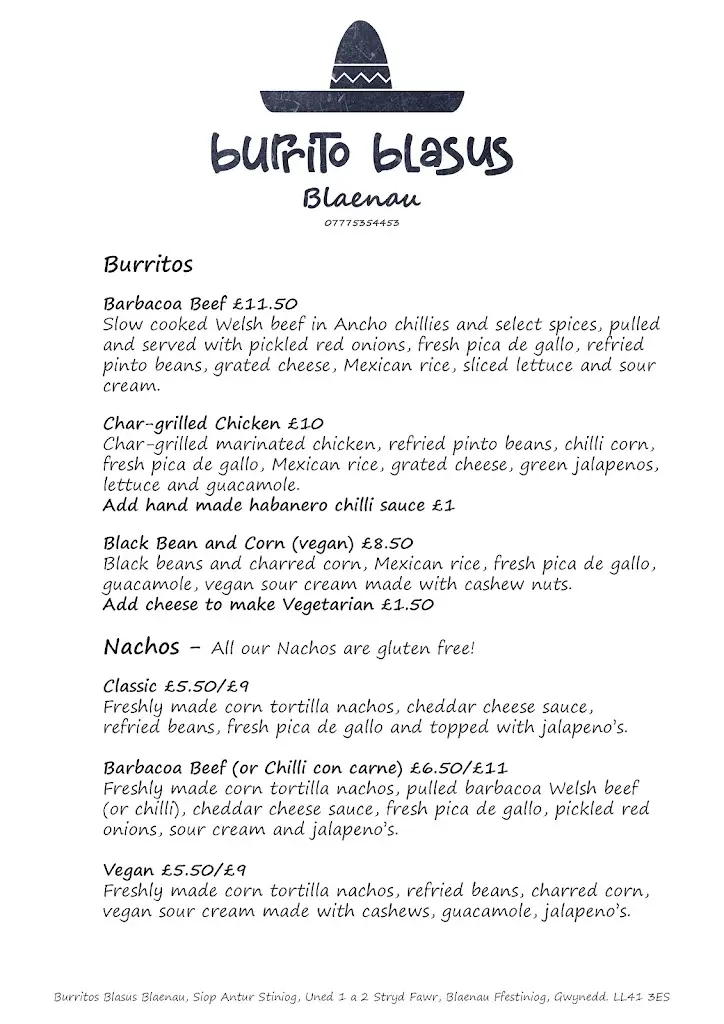 Menu_Burrito Blasus_Blaenau-Ffestiniog_image_1