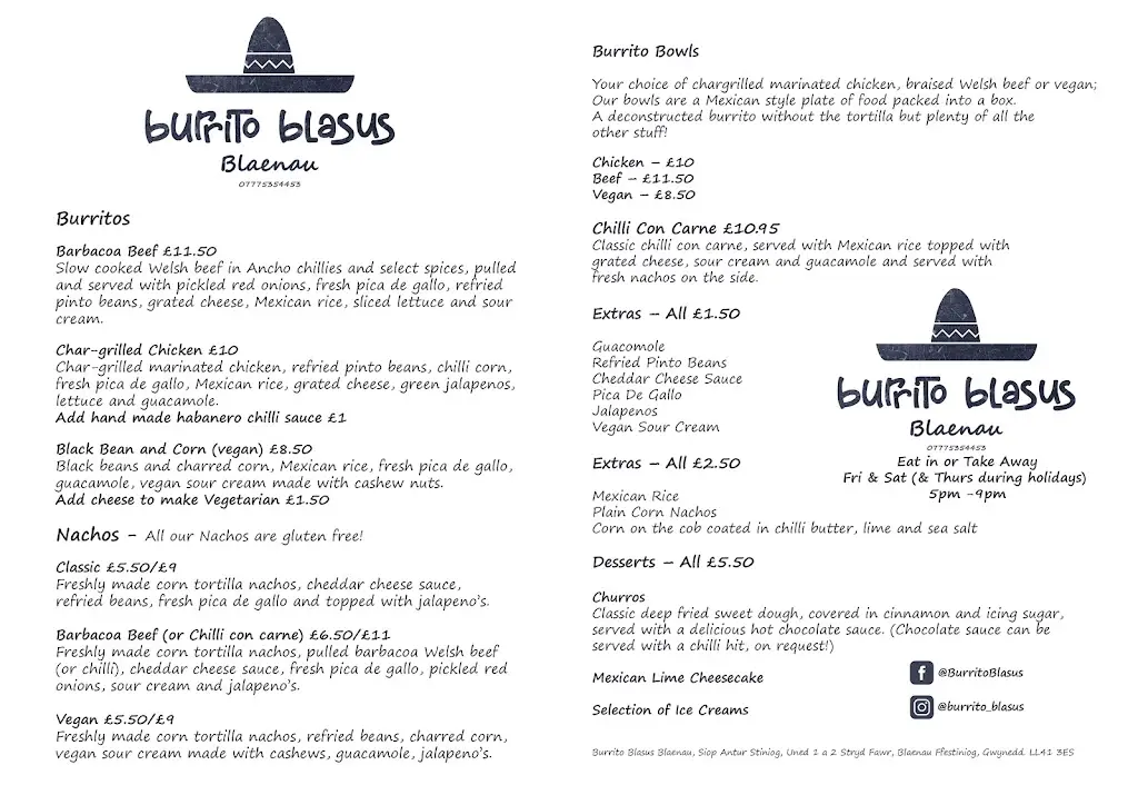 Menu_Burrito Blasus_Blaenau-Ffestiniog_image_4