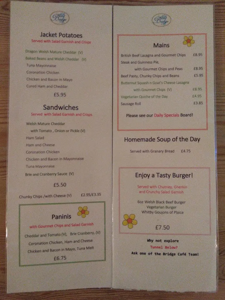 Menu_The Bridge Cafe_Blaenau-Ffestiniog_image_3