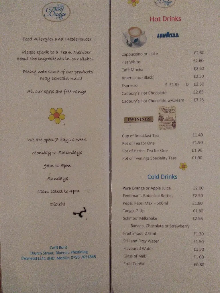 Menu_The Bridge Cafe_Blaenau-Ffestiniog_image_4