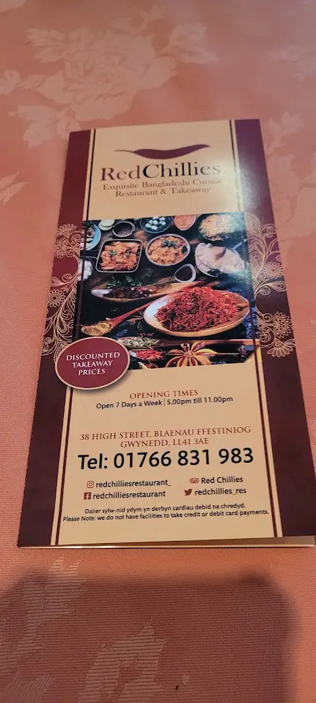 Alan Edwards_Red Chillies_Blaenau-Ffestiniog_review