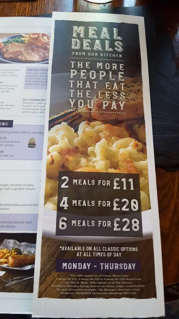 Menu_The George & Dragon_Abergele_image_3