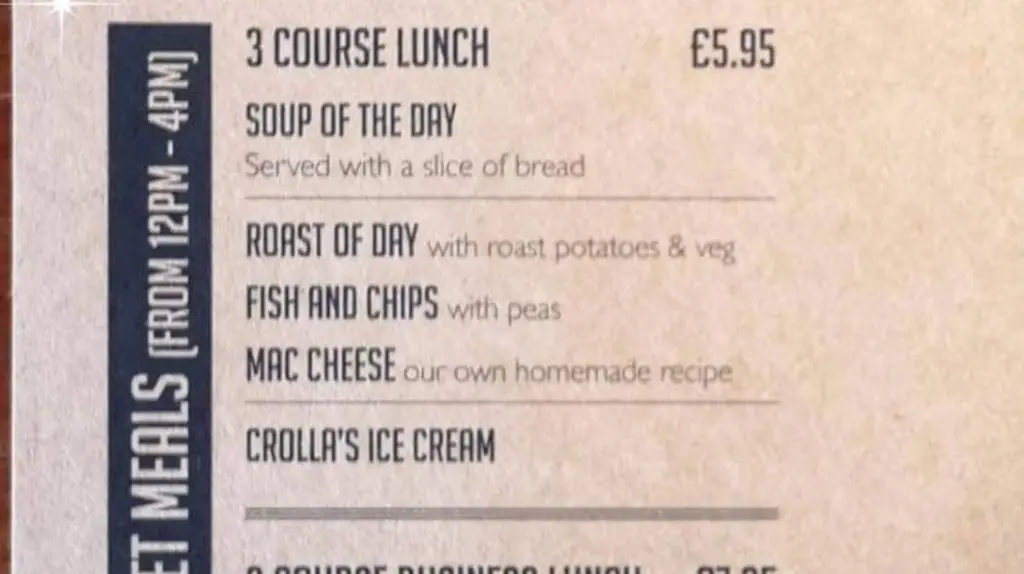 Menu_Red Fox Inn_Bishopton_image_3