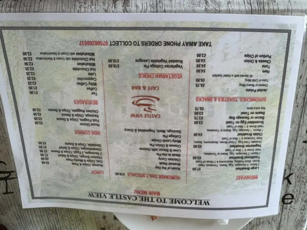 Lois : No Cruise Control_Castle View Cafe_Abergele_review