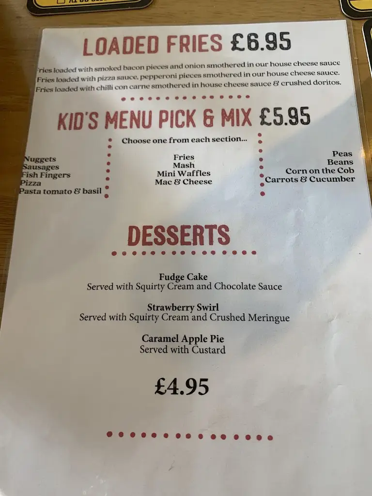 Menu_The Wendover_Abergele_image_3