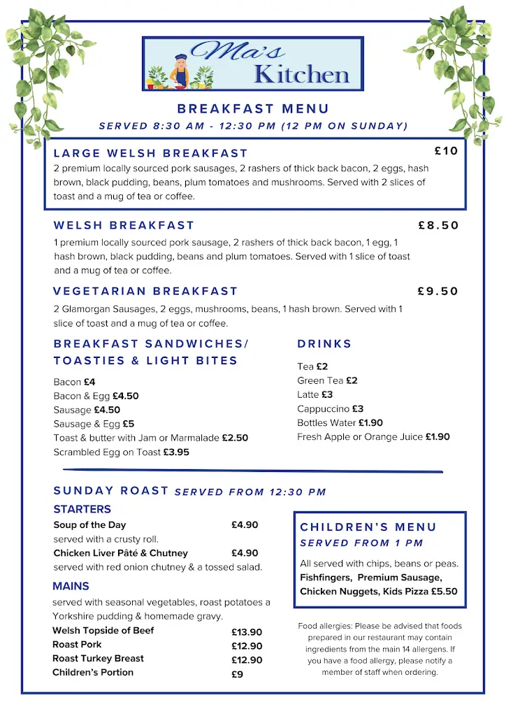 Menu_Knightly's Bar_Abergele_image_2