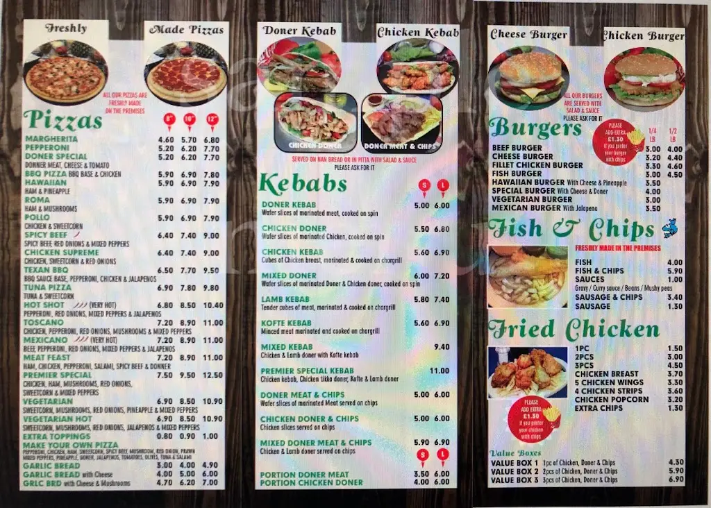 Menu_Premier Pizza & Kebab House_Abergele_image_1
