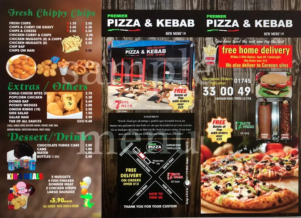 Menu_Premier Pizza & Kebab House_Abergele_image_3