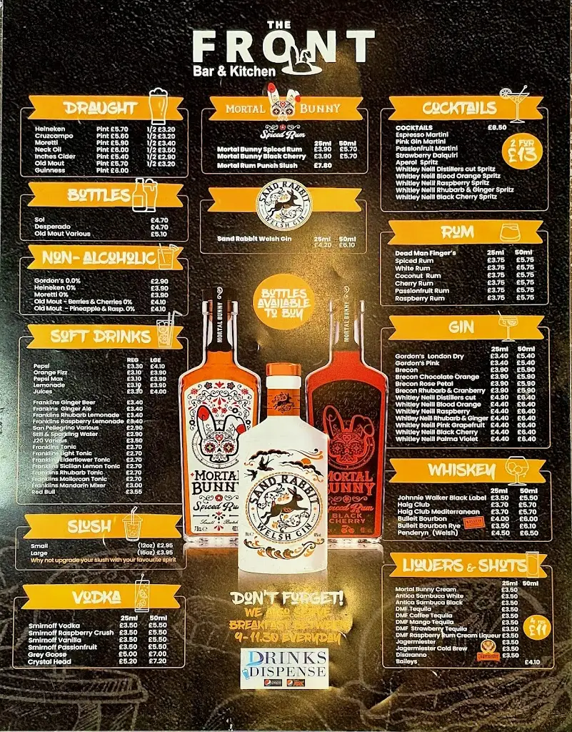 Menu_The Front_Blaengwynfi_image_2