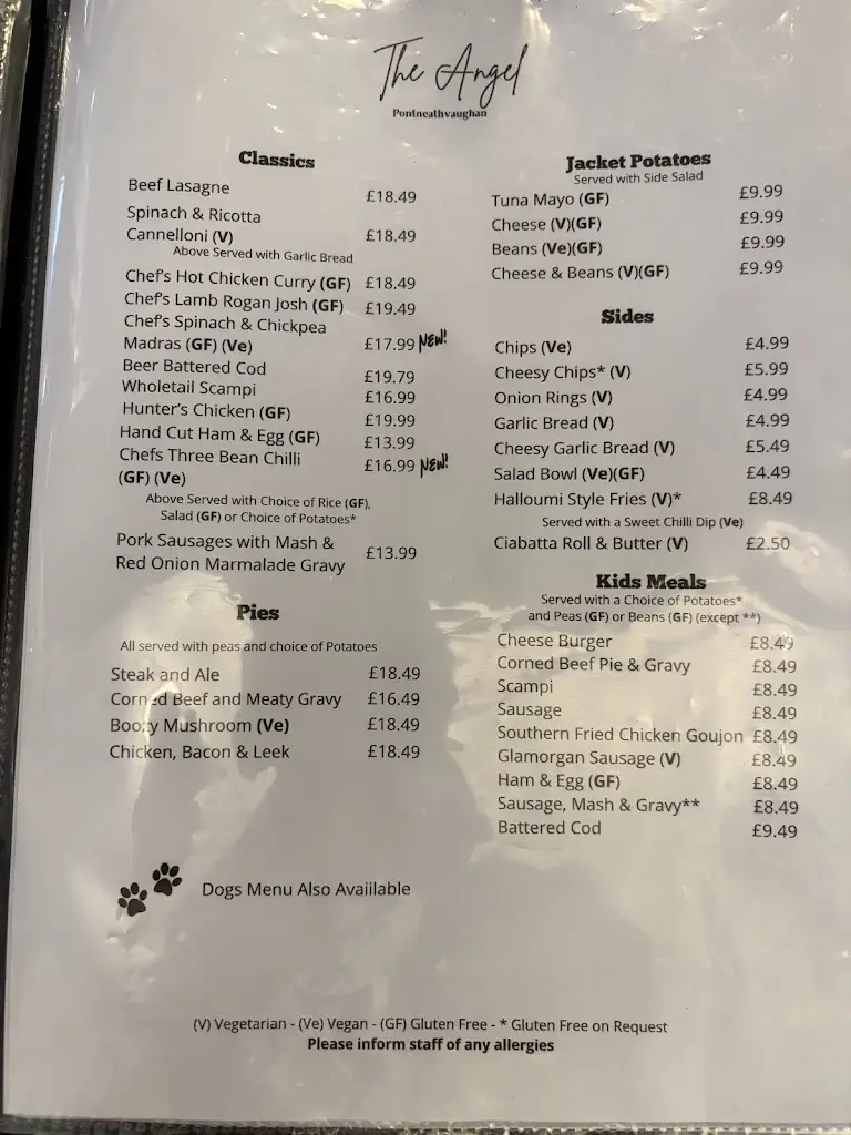 Menu_The Angel Inn_Blaengwynfi_image_3