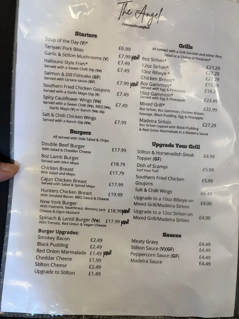 Menu_The Angel Inn_Blaengwynfi_image_4