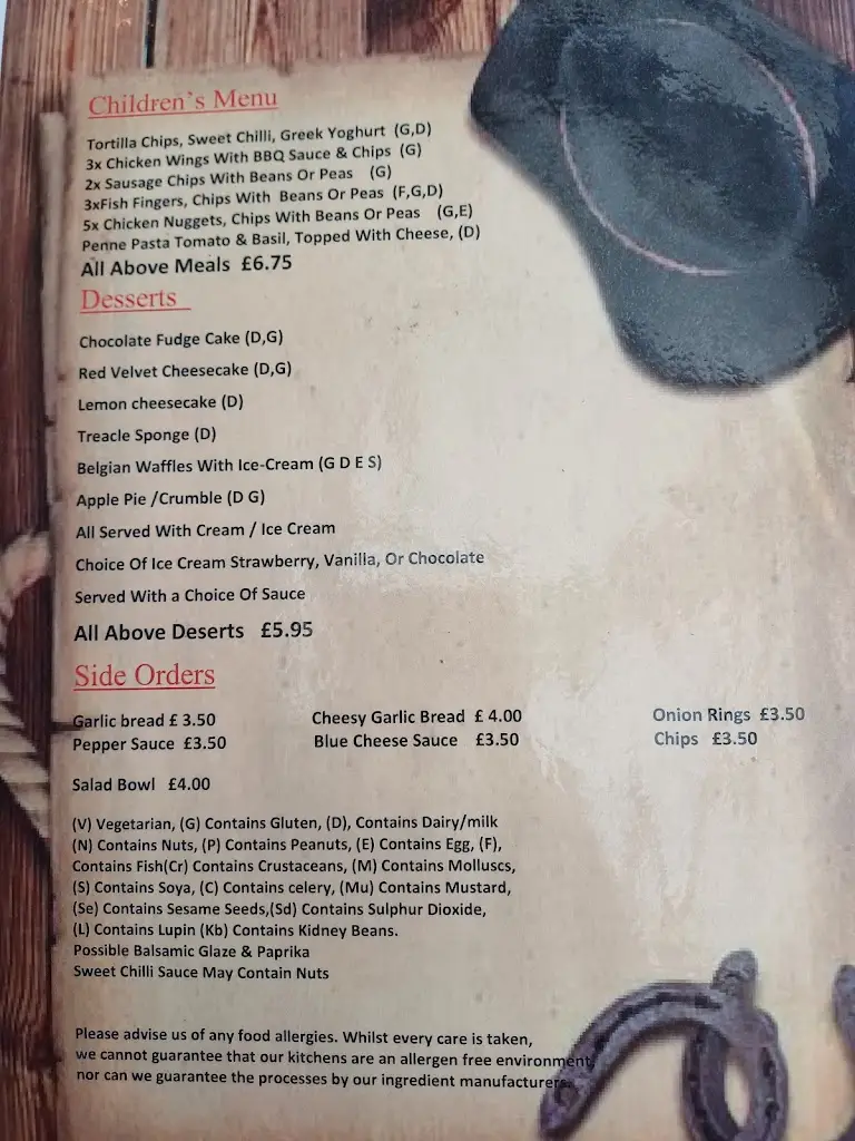 Menu_T-Bones Bar & Grill_Blaengwynfi_immagine_2