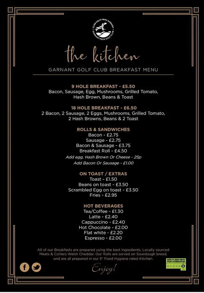 Menu_The kitchen at Garnant Golf Club_Ammanford_image_2