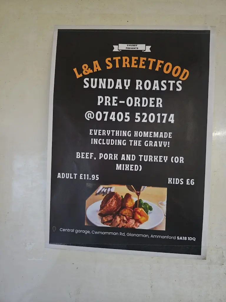 Menu_L&A Street Food_Ammanford_image_1