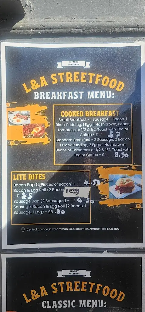 Menu_L&A Street Food_Ammanford_image_3