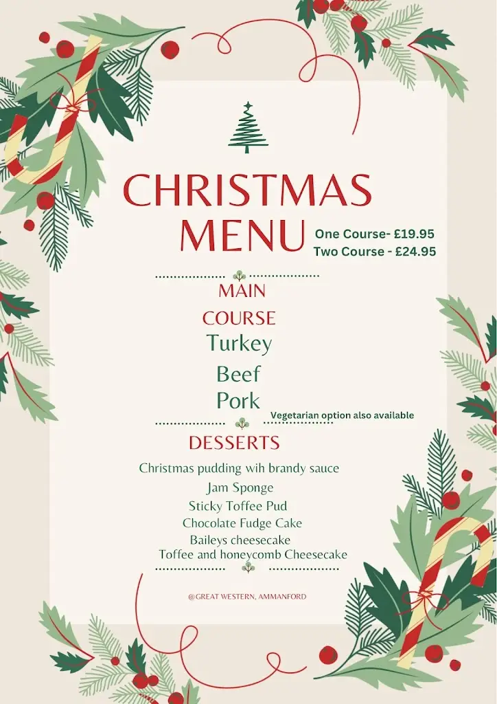 Menu_Great Western_Ammanford_image_4