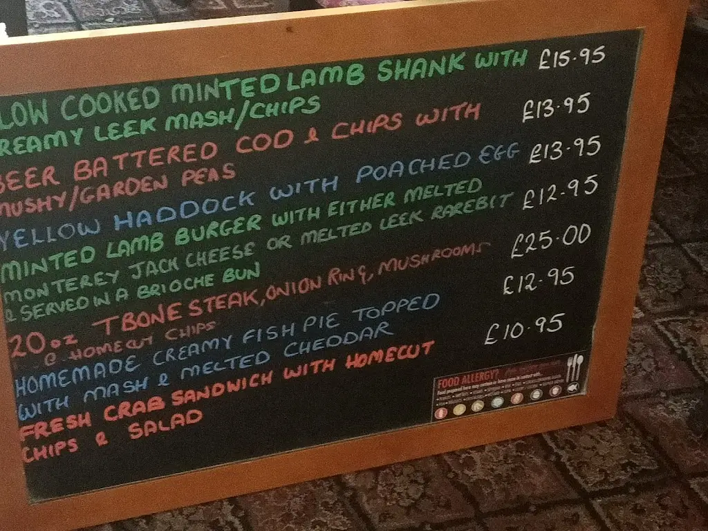 Menu_The Smiths Arms_Ammanford_image_2