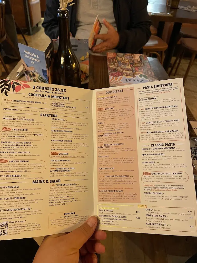 Menu_Zizzi - Bow Street (Covent Garden)_Bow Street_imagen_1