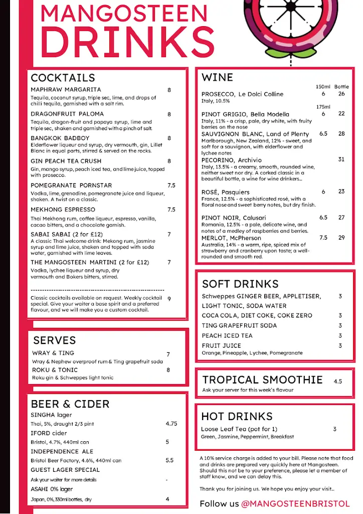 Menu_Mangosteen Gloucester Rd. (Thai Tapas & Bar)_Bishopston_image_2