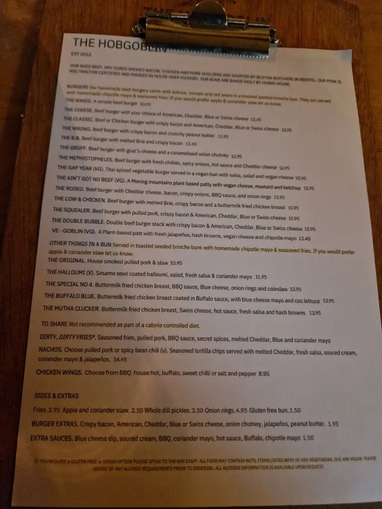 Menu_Hobgoblin_Bishopston_image_1