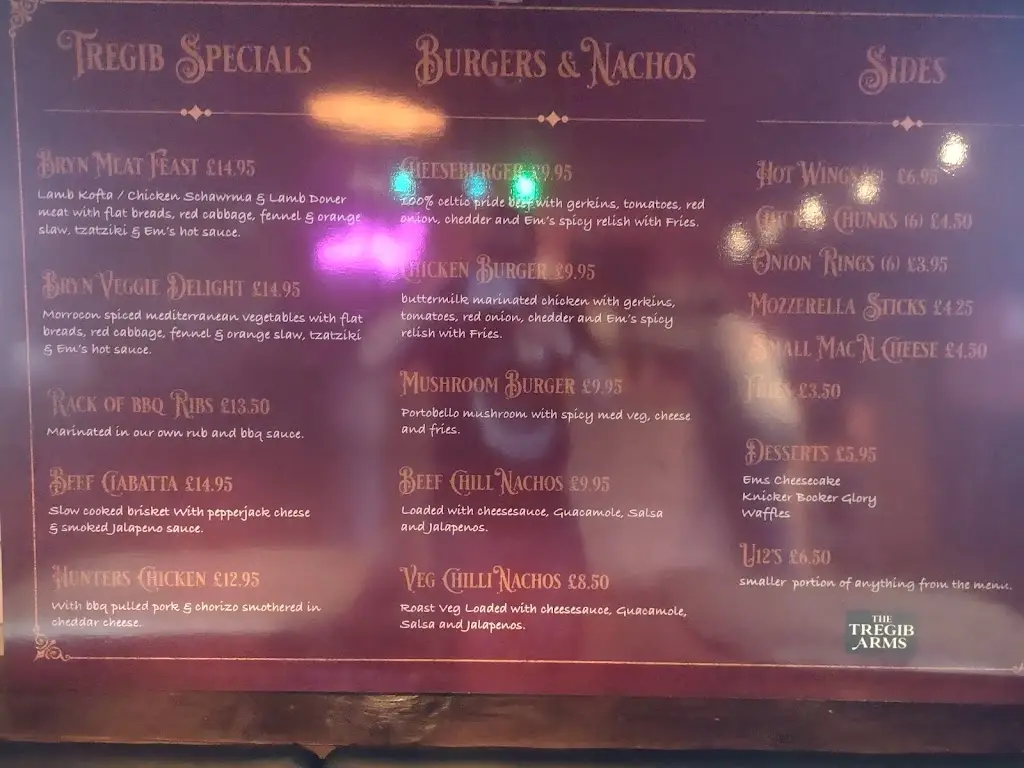 Menu_Tregib Arms_Brynamman_image_1