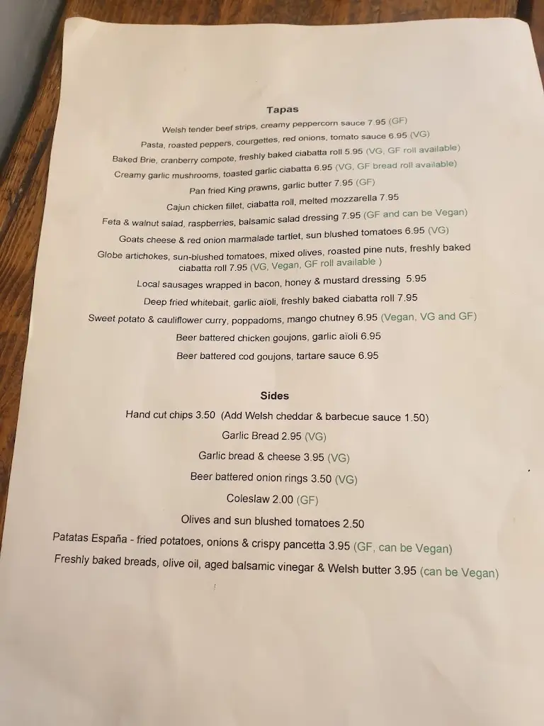 Menu_Hop In Beer and Gin_Brecon_image_3