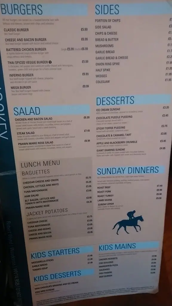 Menu_Horse and Jockey_Bilston_image_2